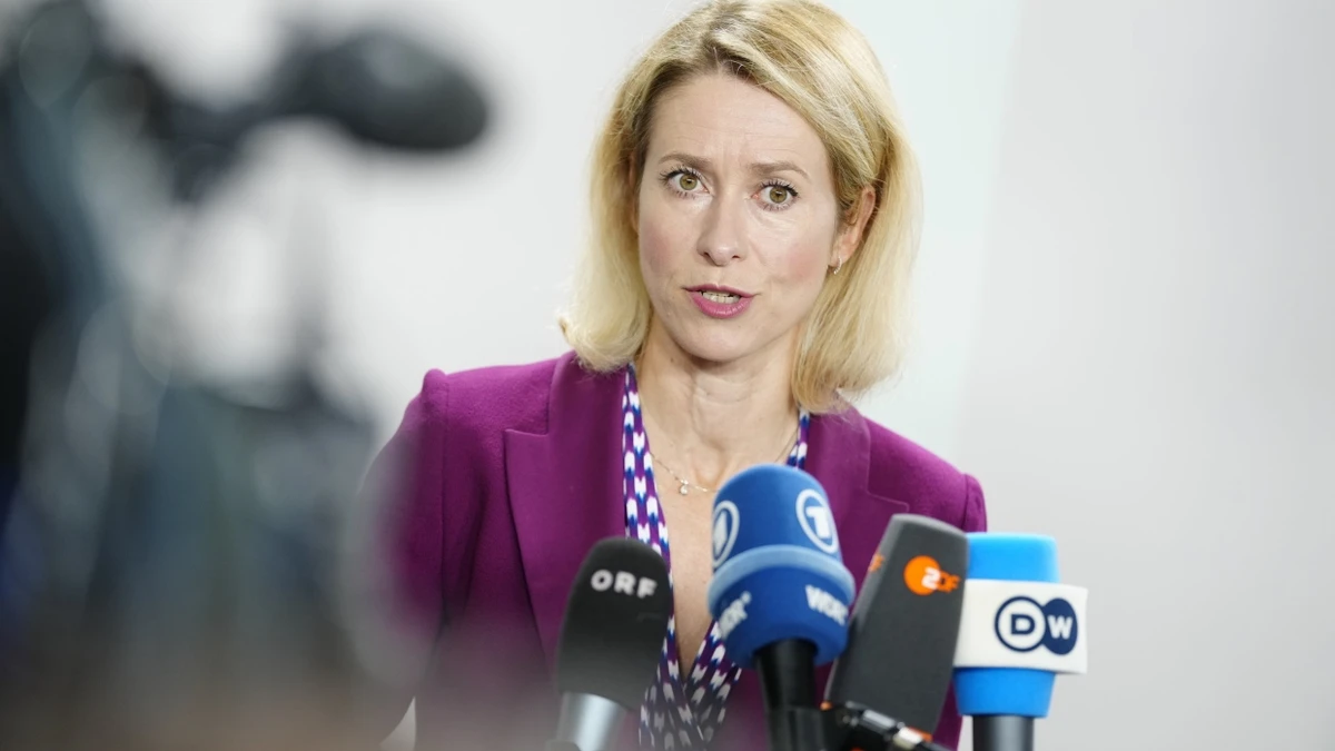 Krieg in Nahost: Kallas: Deutschland soll Sanktionen gegen Israel unterstützen