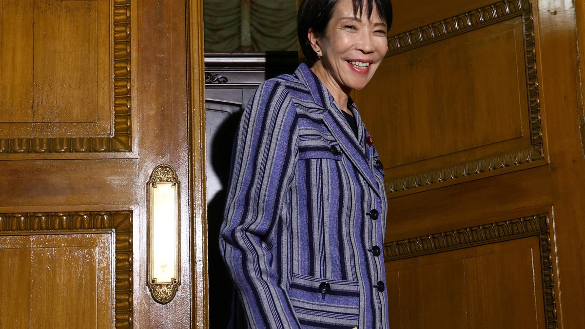 Sanae Takaichi im Oktober in Tokio - Reuters