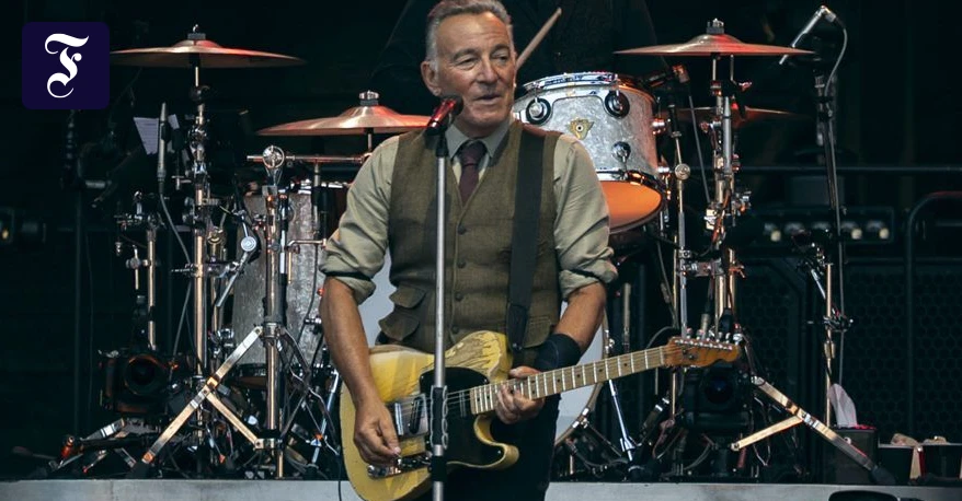 Bruce Springsteen in Frankfurt: Ein Transatlantiker | FAZ