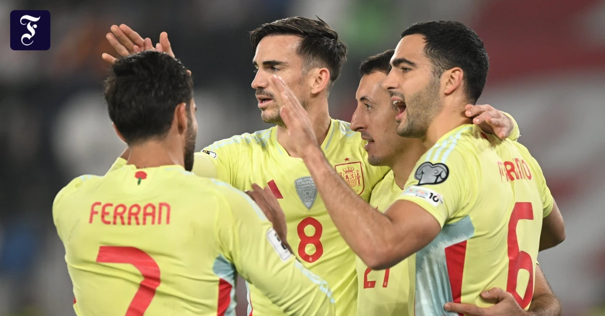 Fußball-WM-Qualifkation: Spanien macht makellos weiter und ist kaum noch einzuholen
