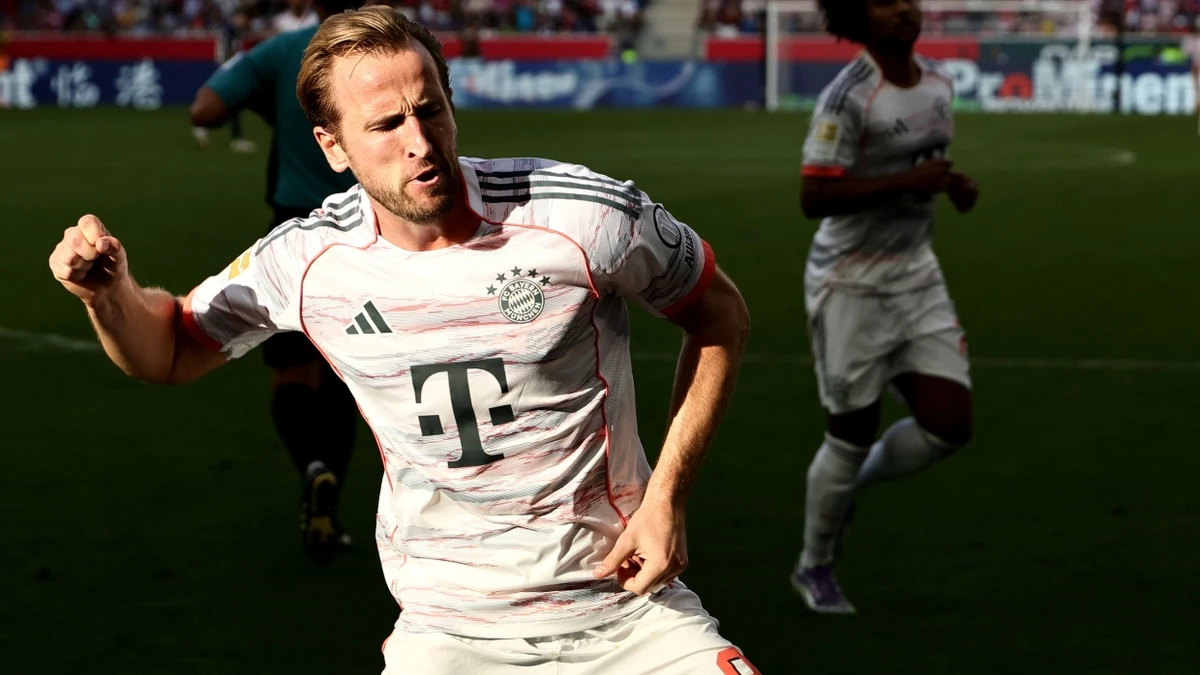 Münchner Lichtgestalt: Harry Kane trifft und trifft und trifft für die Bayern. - EPA