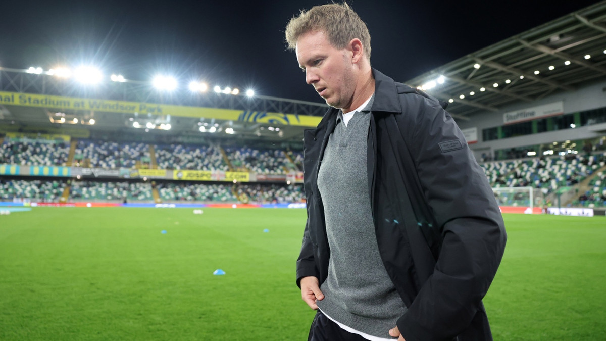 Auf der Suche nach einer stabilen Mannschaft: Bundestrainer Nagelsmann - dpa