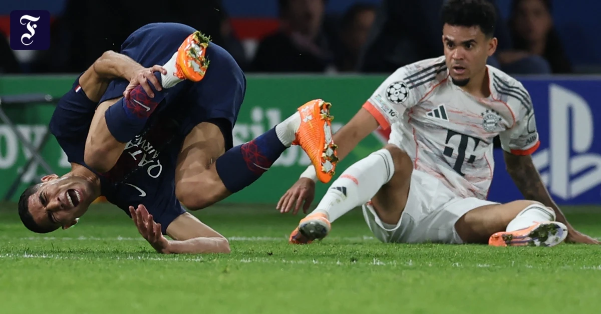 Schlimmes Foul an PSG-Profi: Bayern-Trainer: „Er wollte den Spieler nicht verletzten“