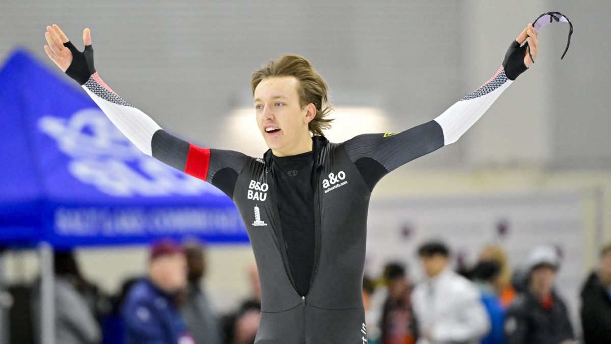 Rekorde von Finn Sonnekalb: Deutscher Eisschnellläufer sorgt für Aufsehen