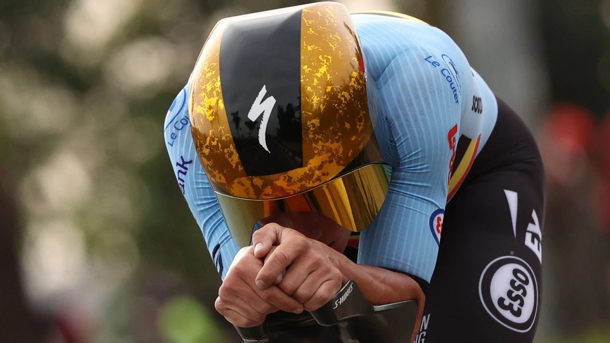 Das Maß der Dinge im Einzelzeitfahren: Remco Evenepoel - AFP
