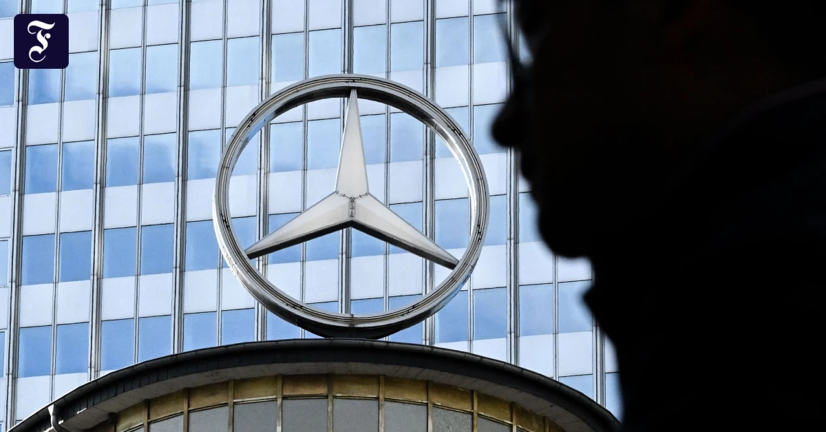 Sinkende Absätze und Zölle: Gewinneinbruch bei Mercedes