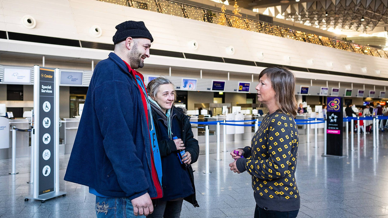 So lebt es sich als Obdachloser am Frankfurter Flughafen