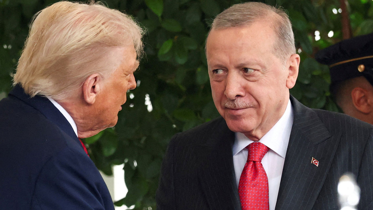 US-Präsident Donald Trump empfängt den türkischen Staatschef Recep Tayyip Erdoğan am 25. September 2025 im Weißen Haus.