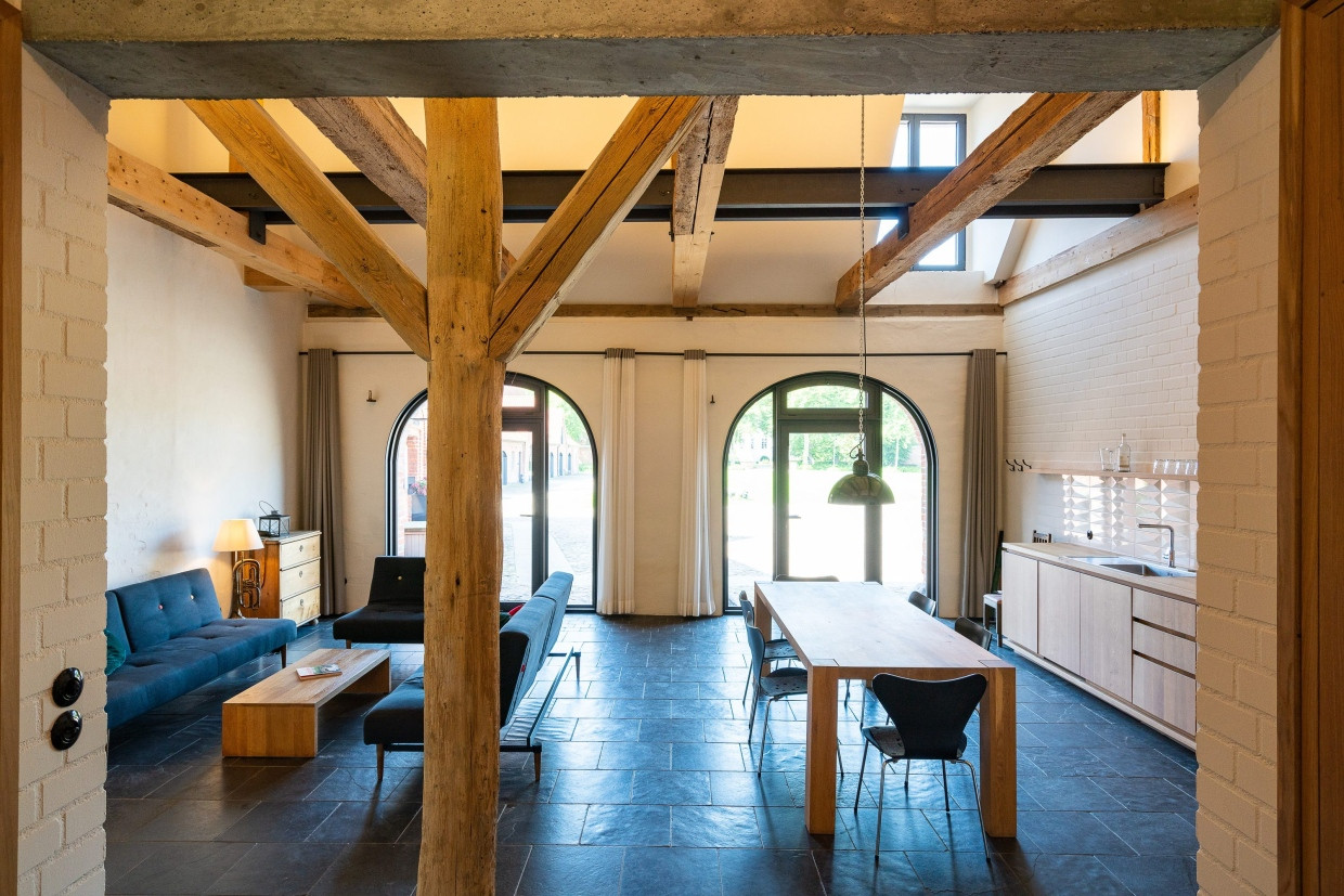 Geräumig: Blick in eine Ferienwohnung