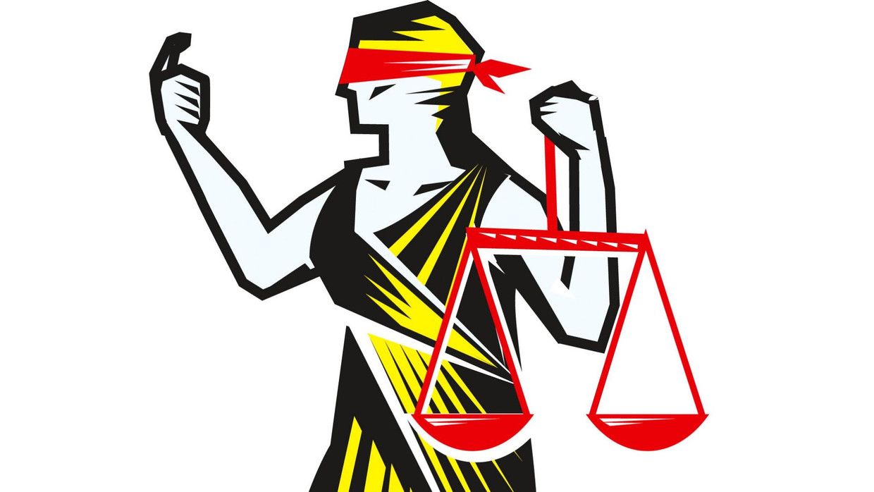 Justitia und Paul Kirchhof mahnen: Ohne Recht gäbe es keine Europäische Union und keinen modernen Verfassungsstaat