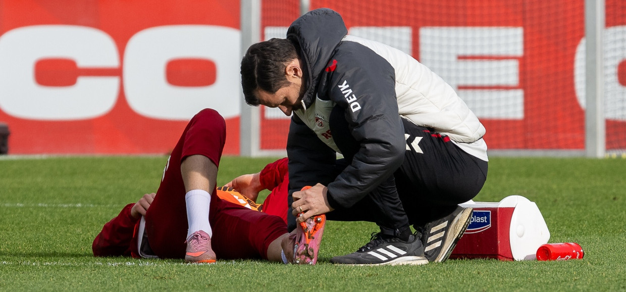 Schreck vor dem Derby: Said El Mala erlitt eine Blessur im Training am Mittwoch.