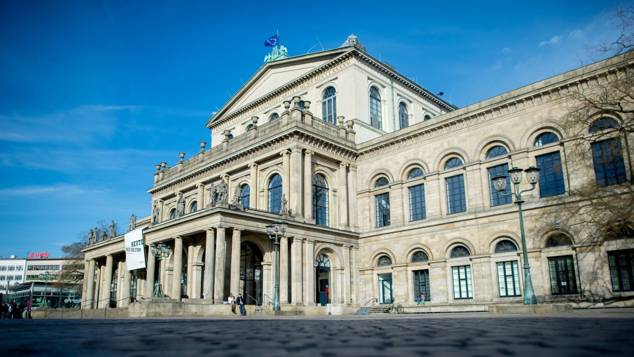 Die Staatsoper am Georgsplatz in Hannover im Februar 2019