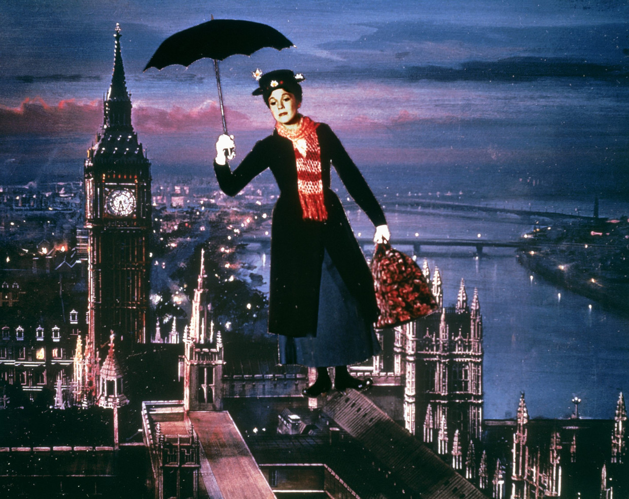 Vom Himmel herab: Julie Andrews in „Mary Poppins“ (1964)