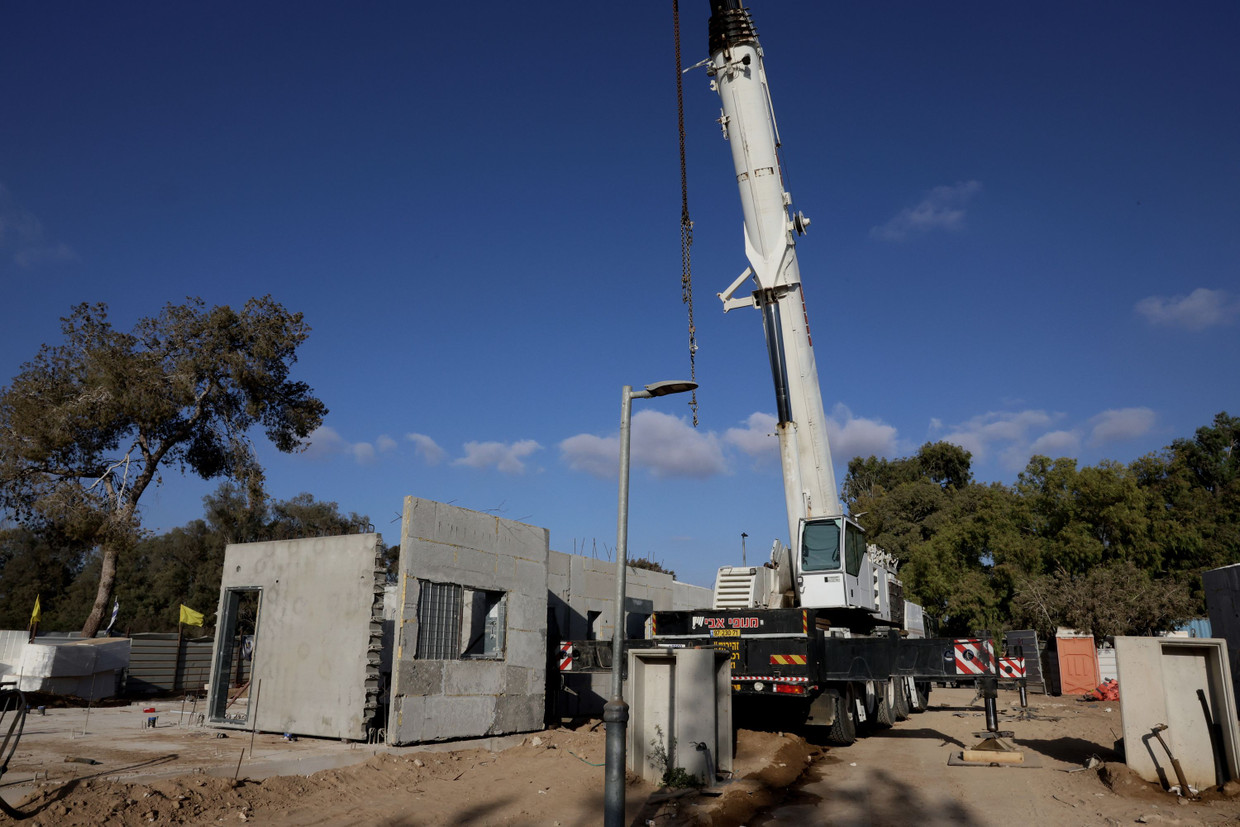 Die Bagger rollen: Das Kibbuz Nir Oz soll wiederaufgebaut werden und wachsen.