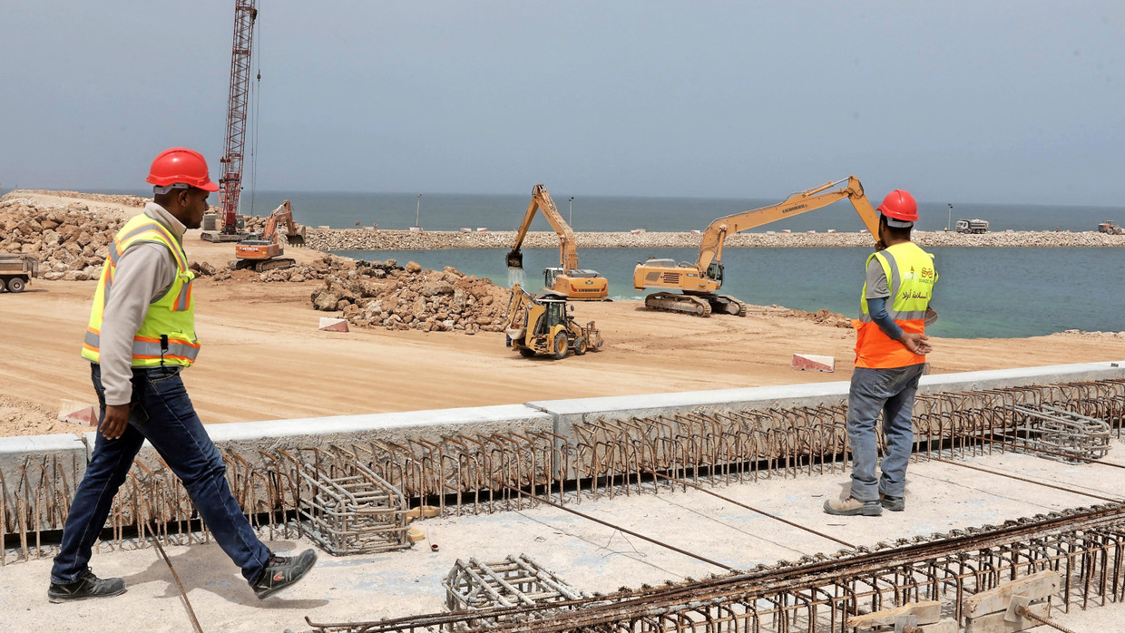 Ein neues Tor Afrikas: Der Hafen „Dakhla Atlantiques“ in der Südhälfte der Westsahara soll der drittgrößte Hafen Marokkos werden.