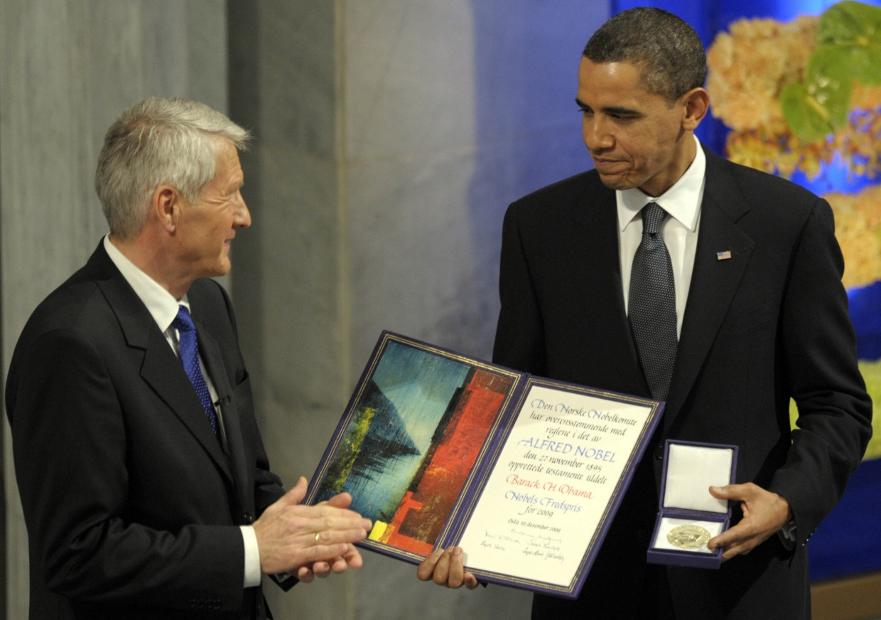 Überraschend: Der ehemalige US-Präsident Barack Obama erhielt zu Beginn seiner Amtszeit den Nobelpreis