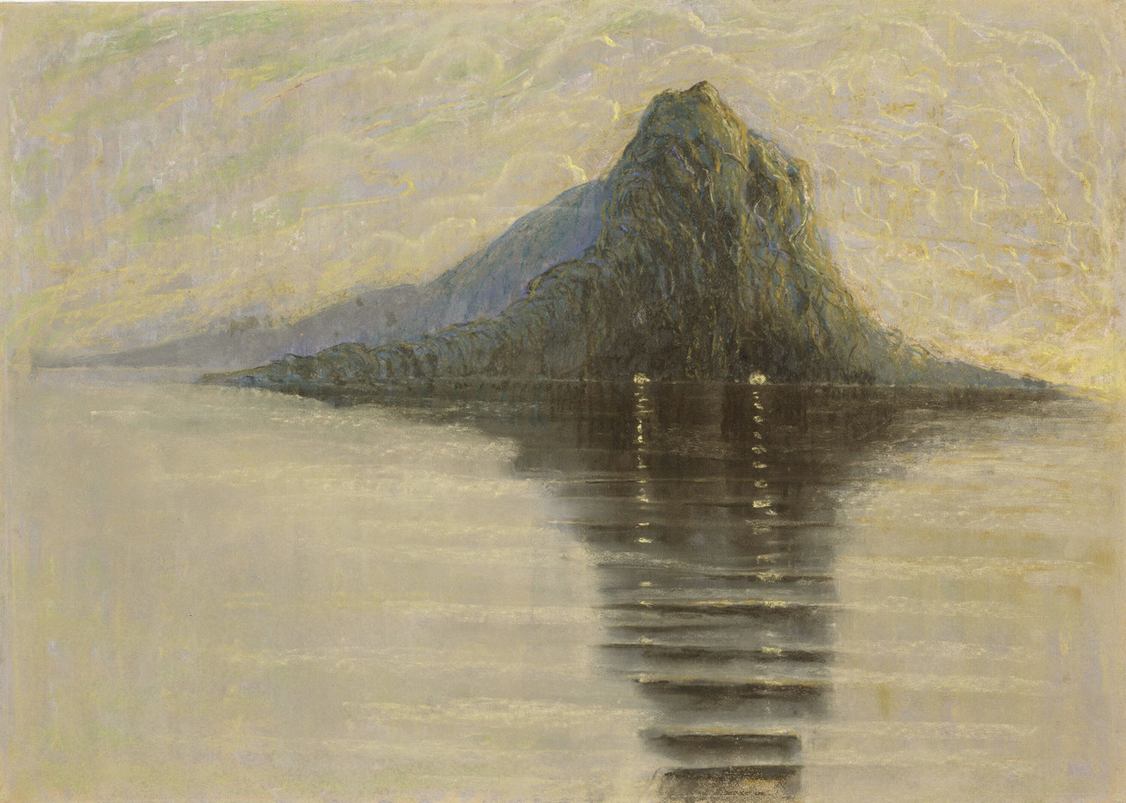 Mikalojus Konstantinas Čiurlionis: „Die Stille“ entstanden 1905.  Sammlung des Staatlichen Čiurlionis-Kunstmuseums, Kaunas.