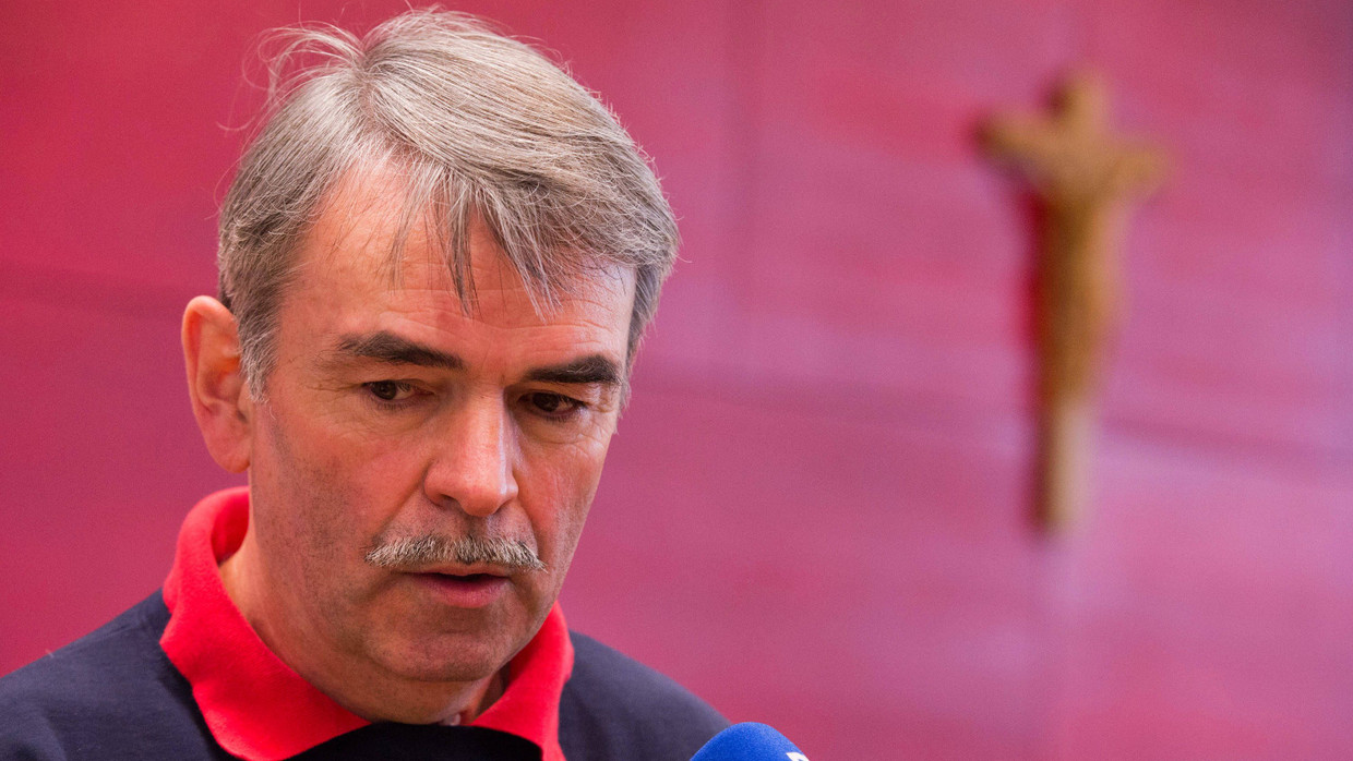 Gustl Mollath im Juni vor seiner Vernehmung im Untersuchungsausschuss des Bayerischen Landtags