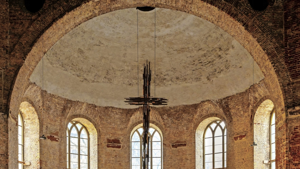 Leere Gotteshäuser: Innenansicht der Parochialkirche im Klosterviertel in Berlin