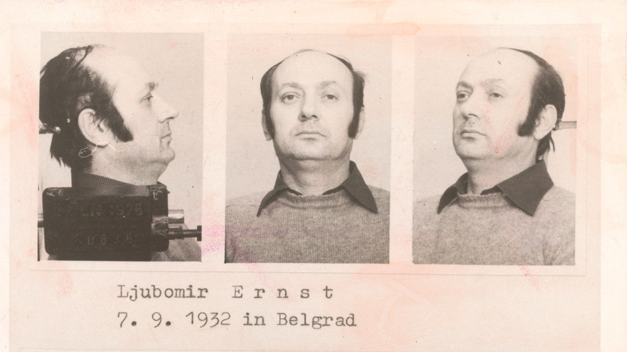 Am Ende wurden sie doch noch gefasst: Ljubomir Ernst, Viliam Dalavale, Borislaw Tunjic (von oben) auf dem Fahndungsplakat.
