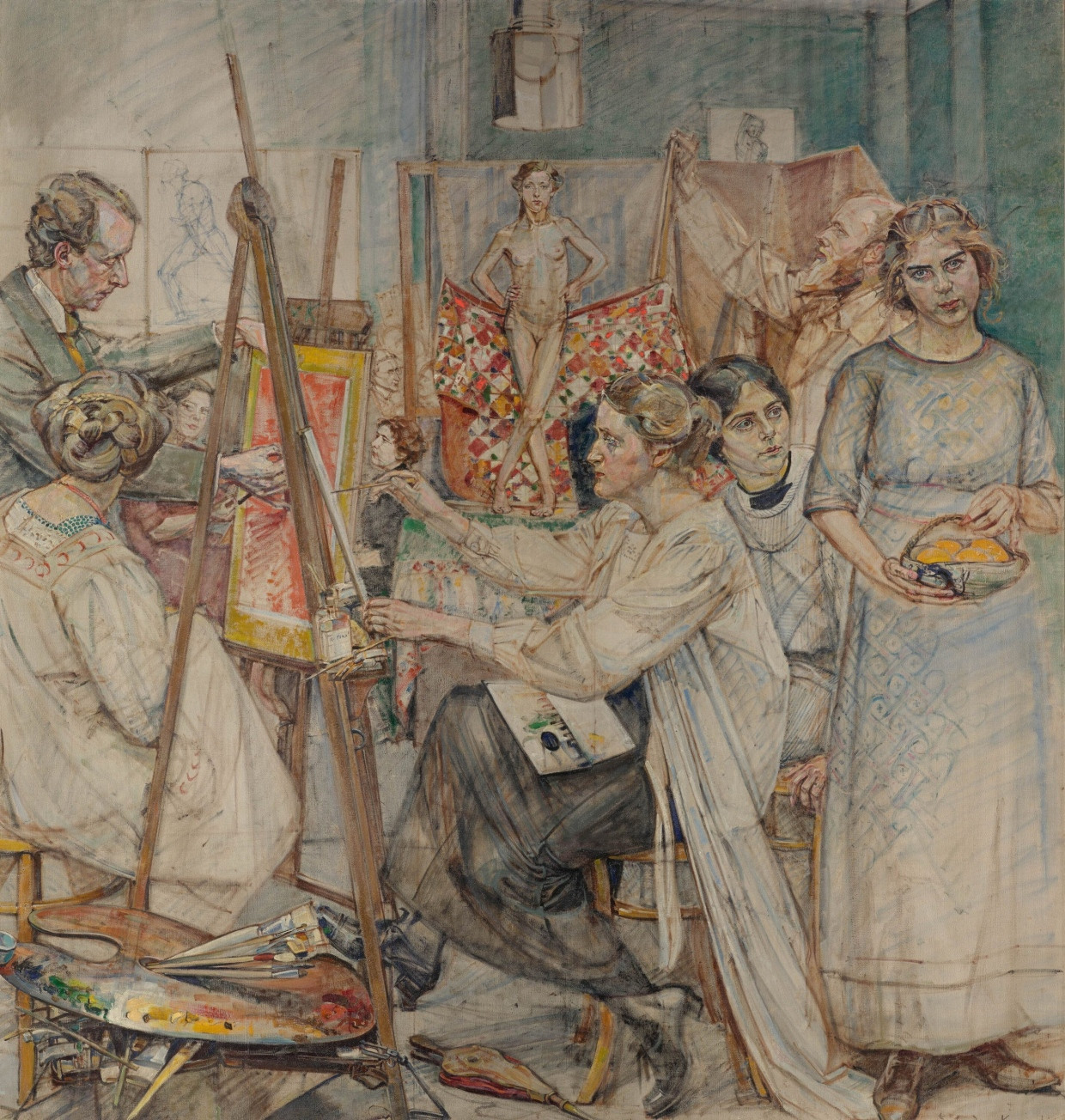 Abseits der Akademie: Gertrud von Kunowski, „Die Malschule“, 1912