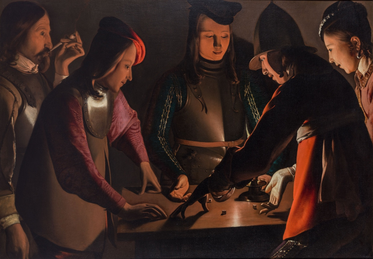 Georges de La Tours „Les Joueurs de dés“, um 1640 bis 1652