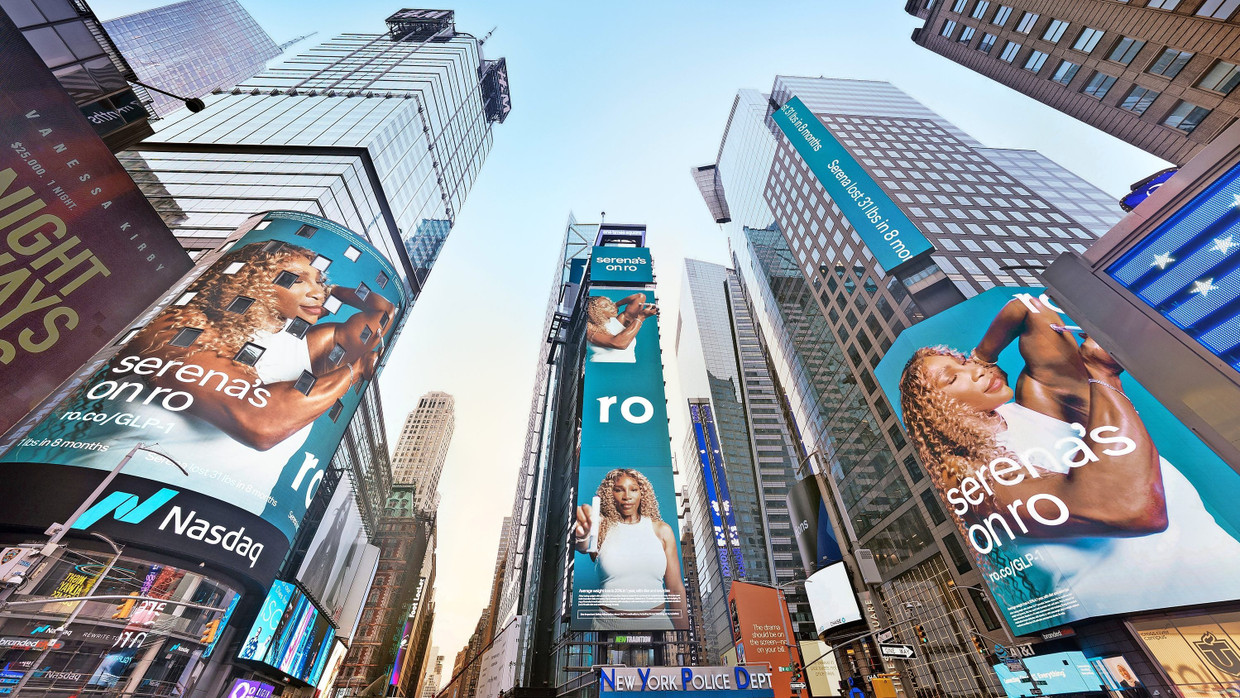Abnehmen an der Nasdaq: Werbekampagne mit Serena Williams in New York
