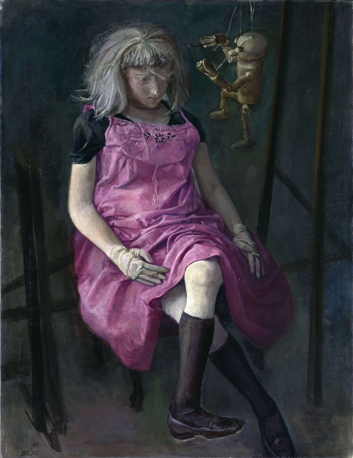 Bildnis zerbrochenen Frauenlebens: „Die Modellpuppe“ von Gudrun Brüne, 1987