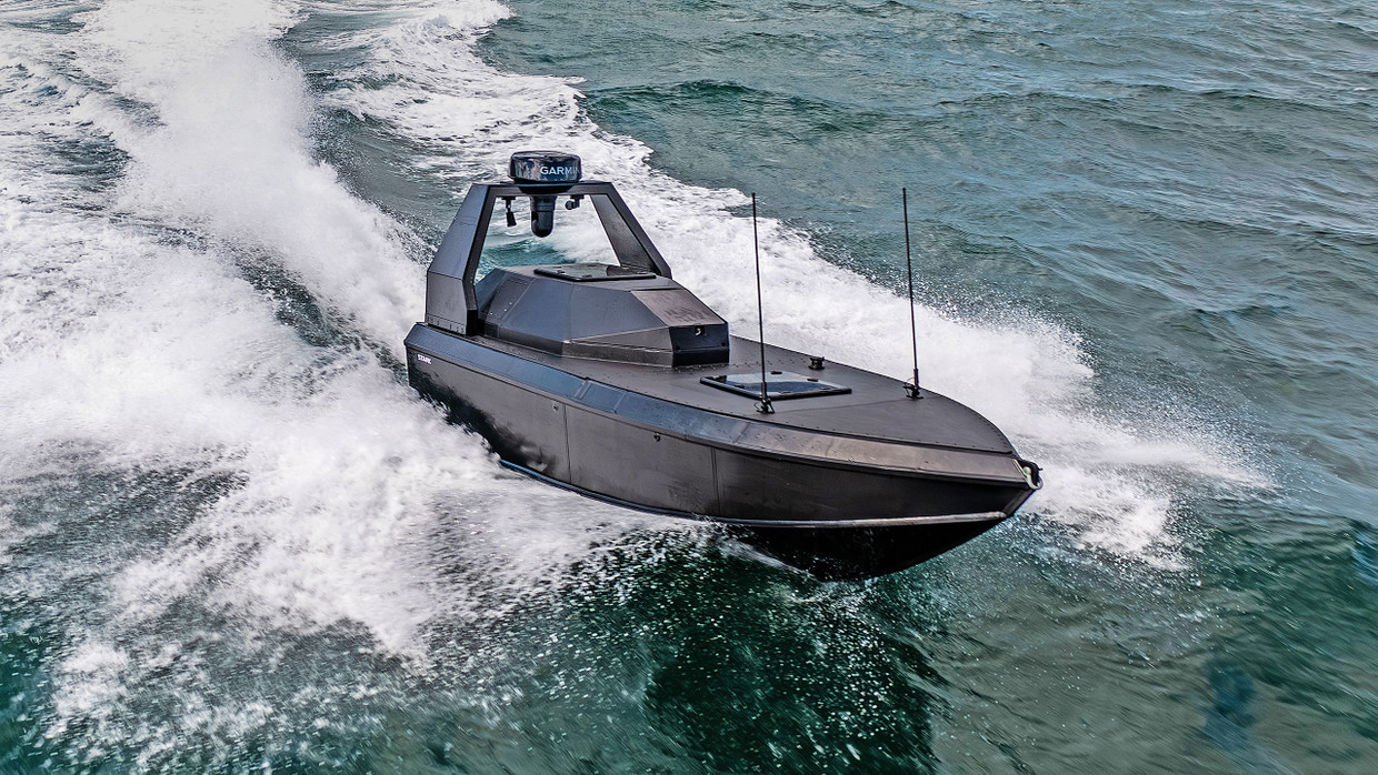 Die Drohnenboote der Vanta-Klasse sind die neuesten Produkte des Berliner Rüstungsunternehmens Stark.