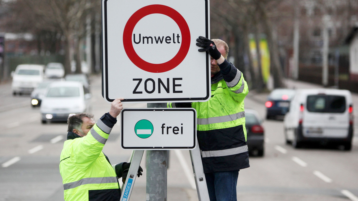 Wurde 2013 eingerichtet: Umweltzone in Mainz
