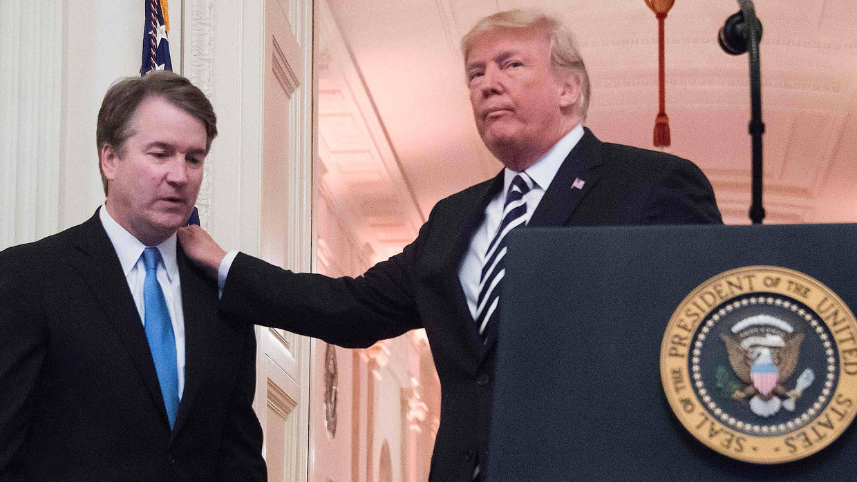 Donald Trump und Brett Kavanaugh im Weißen Haus.