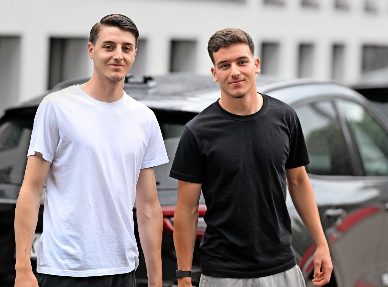 „Wahnsinnig enge Verbindung“: die Brüder Malek (links) und Said El Mala