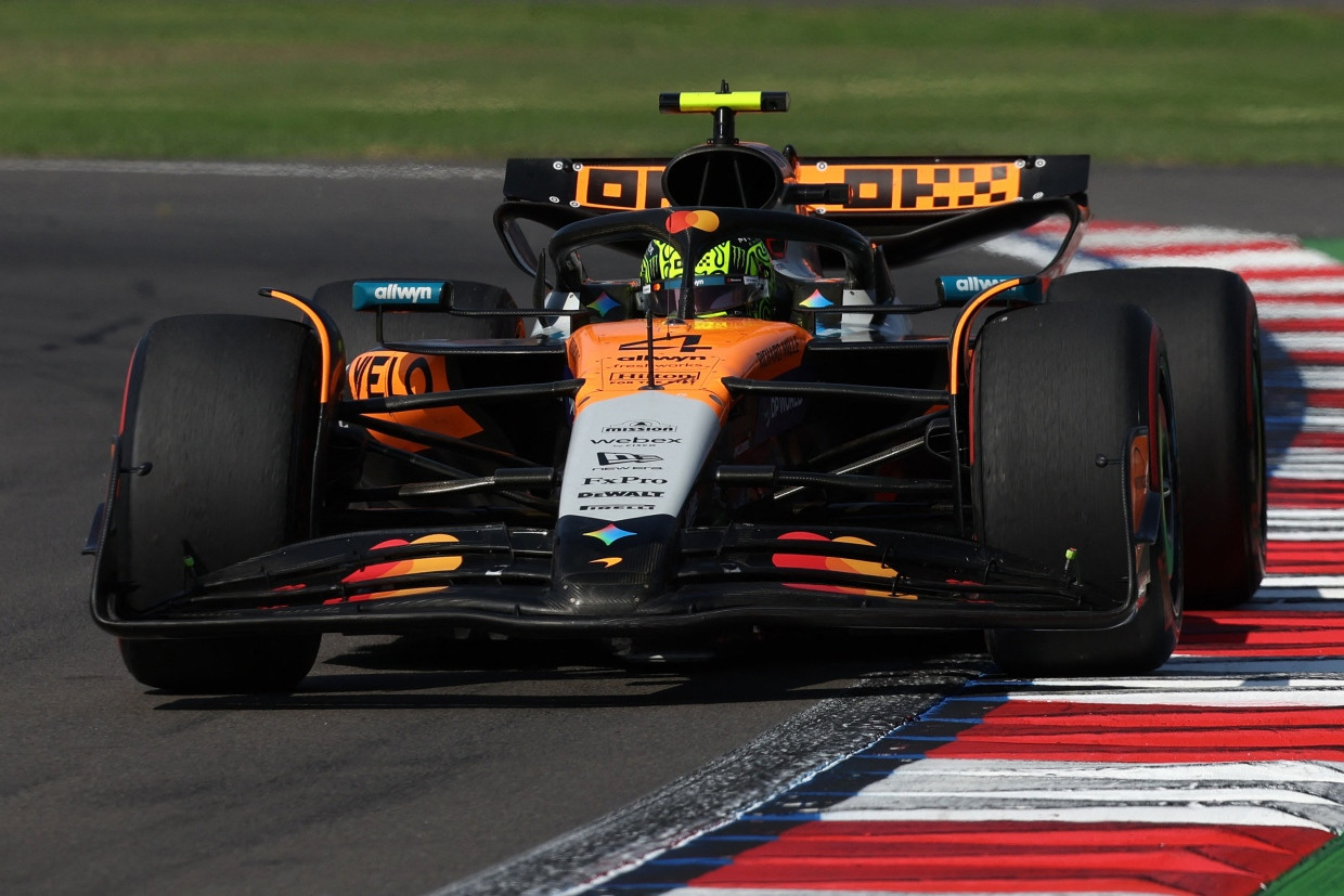 Lando Norris fährt in Mexiko-Stadt zum Sieg.