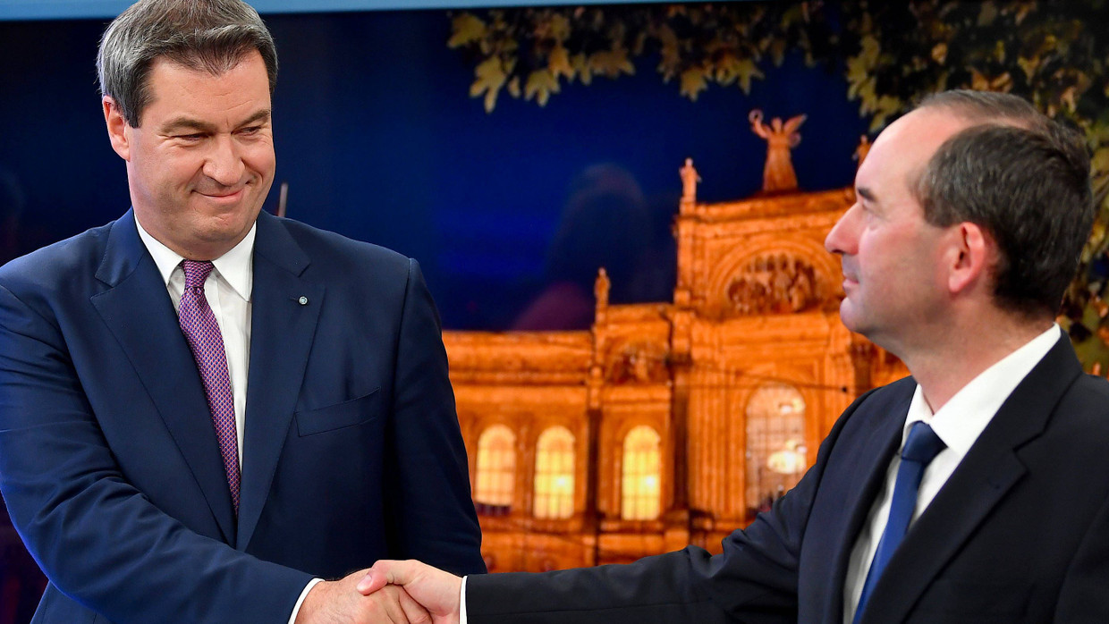 Bald Koalitionspartner? Markus Söder und Hubert Aiwanger