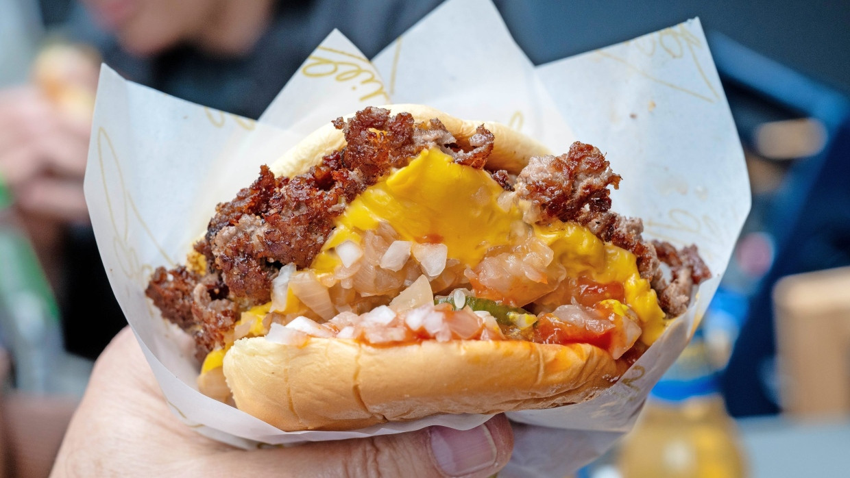 Smashburger sind im Trend Lange Schlangen bei „Goldies" in Frankfurt