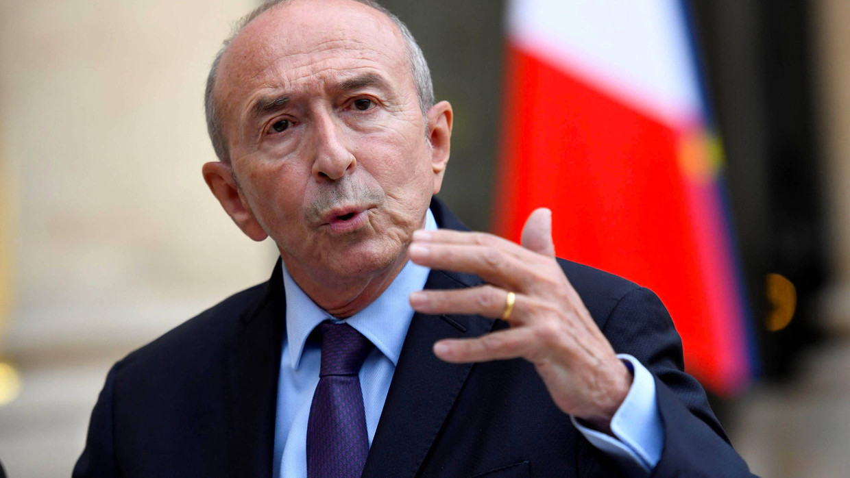 Frankreichs Innenminister Gérard Collomb (hier Anfang der Woche in Paris) hat dem Parlament einen Überblick über die aktuelle Terrorgefahr in Frankreich gegeben.