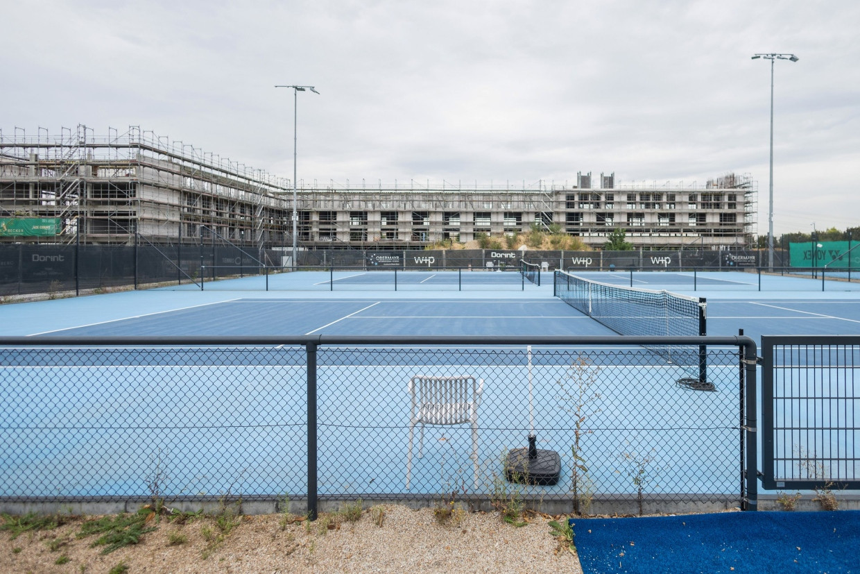 Die Außenplätze lagen zuletzt brach.