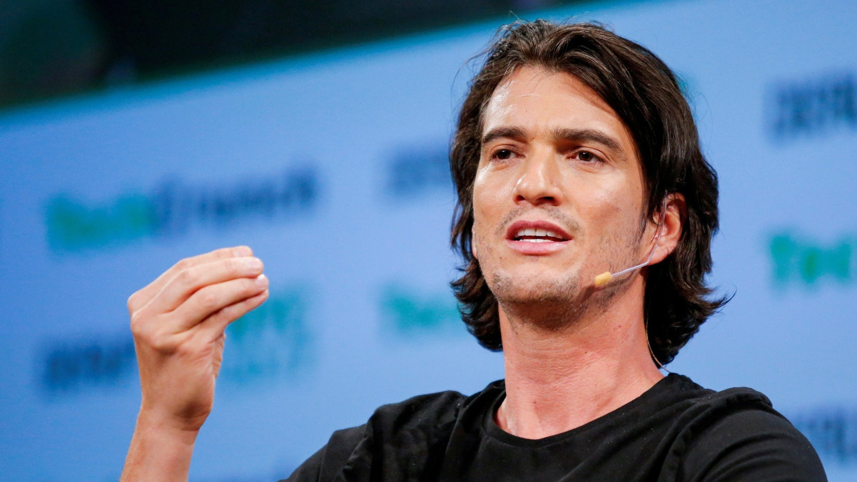 Adam Neumann auf einer Tech-Konferenz