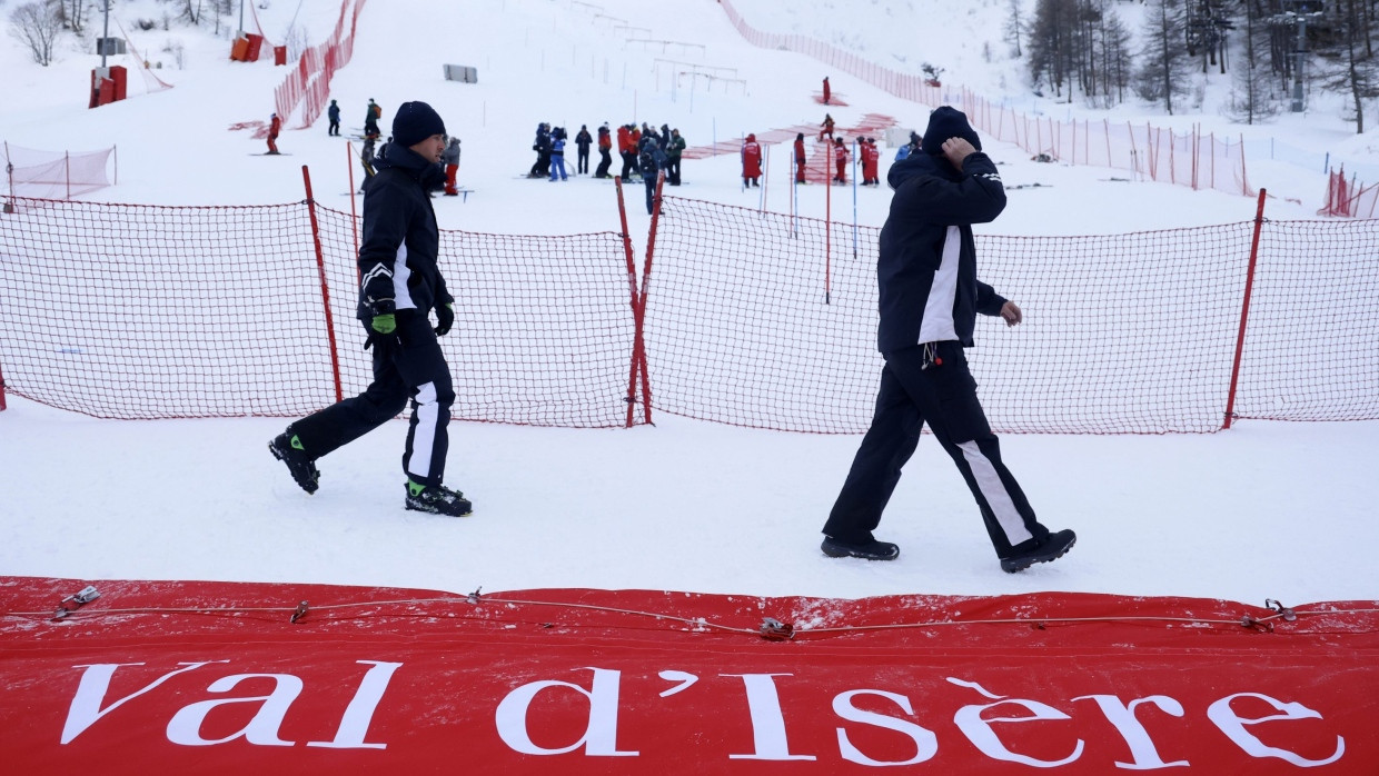 Frequentierter Wintersportort: Val d'Isere in Frankreich