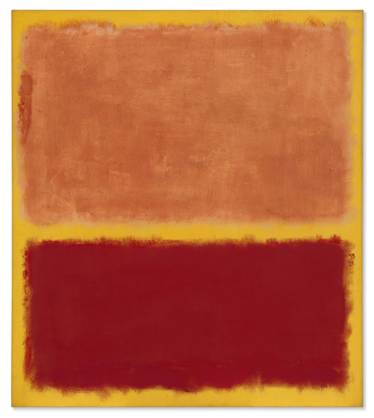 Auch aus der Sammlung Weis: Mark Rothko, „No. 31 (Yellow Sripe)“, 1958, Öl auf Leinwand, Höhe knapp zwei Meter, Schätzpreis um 50 Millionen Dollar