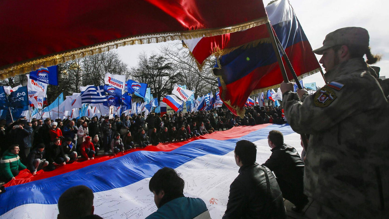 Befreier oder Aggressor? Russische Feier zum Jahrestag der Krim-Annektion Befreier oder Aggressor? Russische Feier zum Jahrestag der Krim-Annektion