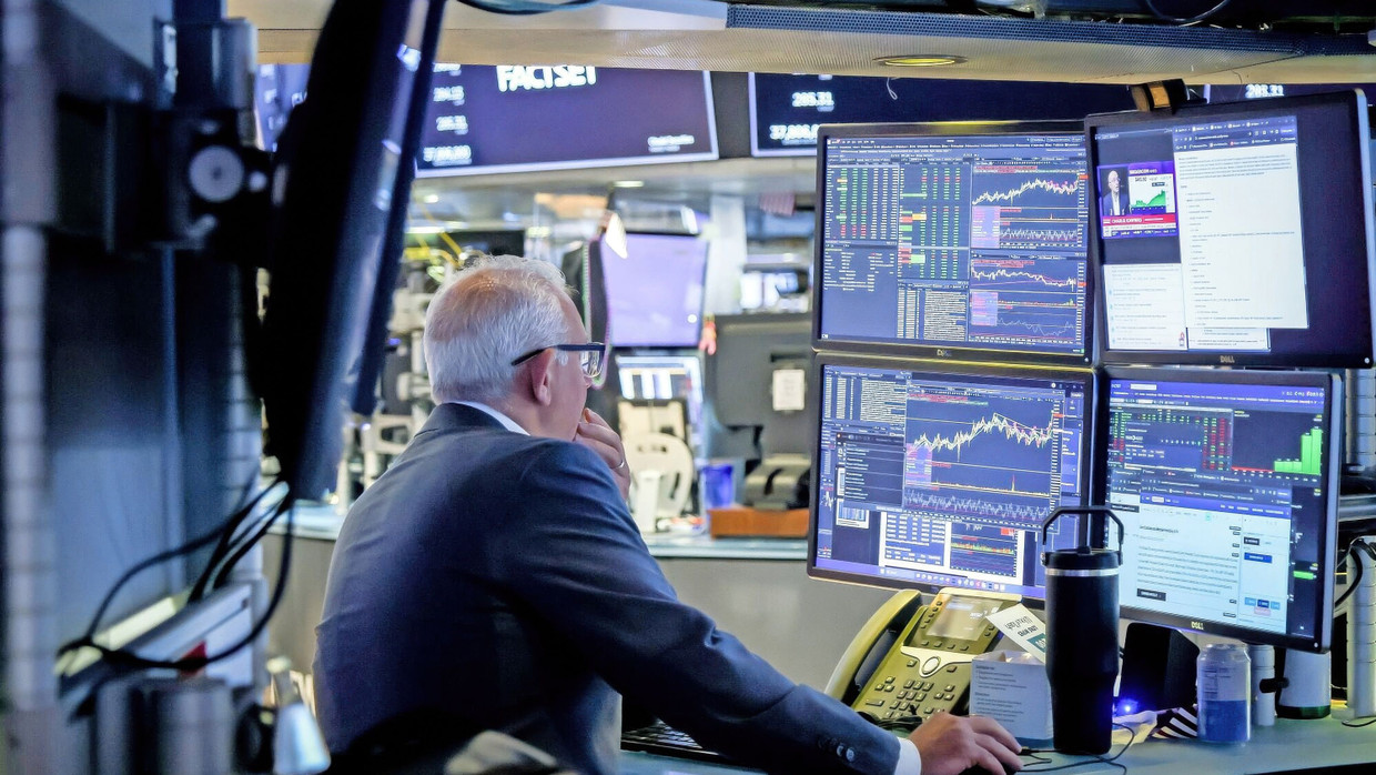 Everything at a glance: Traders on the New York Stock Exchange.