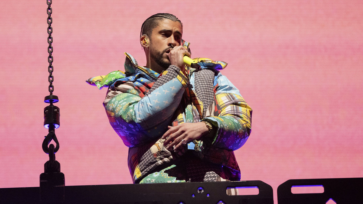 Benito Antonio Martínez Ocasio - besser bekannt als Bad Bunny - war 2022 zum dritten Mal in Folge der meistgestreamte Act auf Spotify.