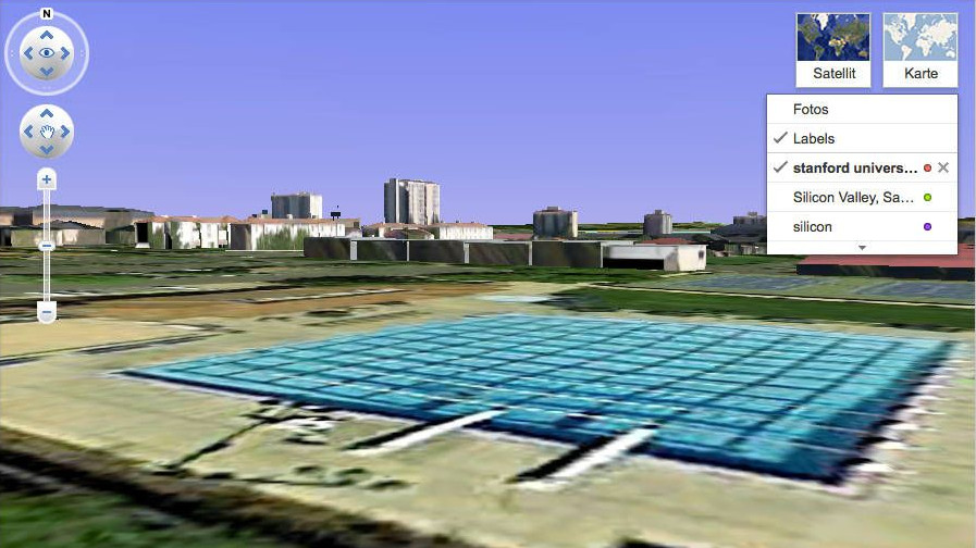 Die Welt ist, was Google ist: So sieht Google Earth aufs Silicon Valley Die Welt ist, was Google ist: So sieht Google Earth aufs Silicon Valley