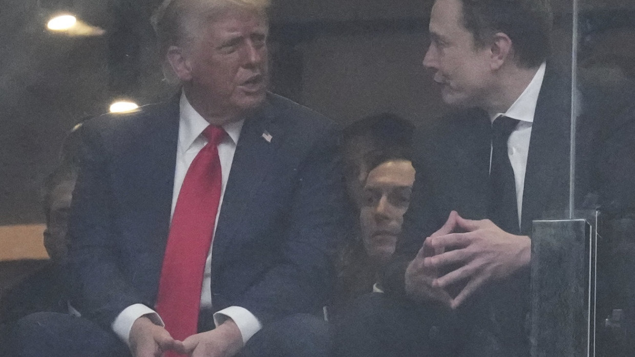 Reichten sich die Hand: Donald Trump und Elon Musk