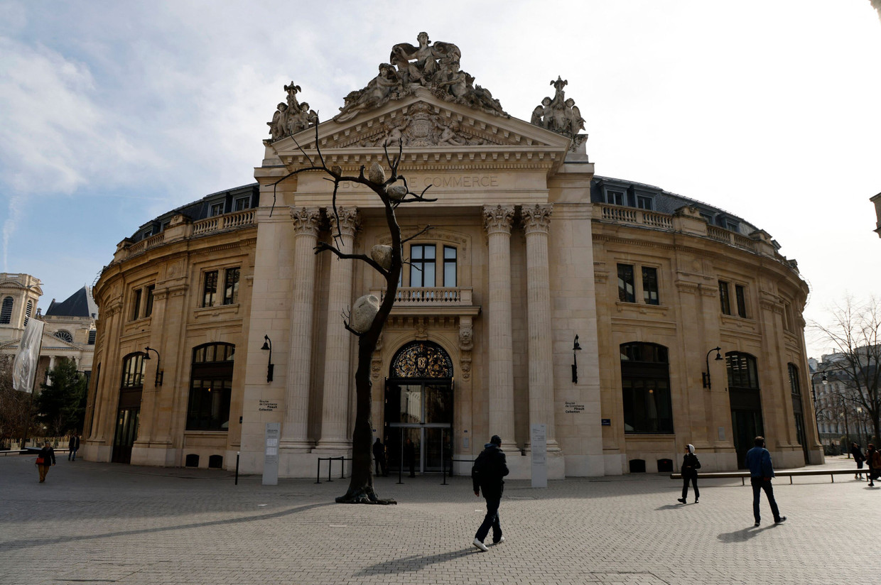 Der Pariser Bourse de commerce, der nun Teile der Kunstsammlung des Franzosen François Pinault beherbergt.