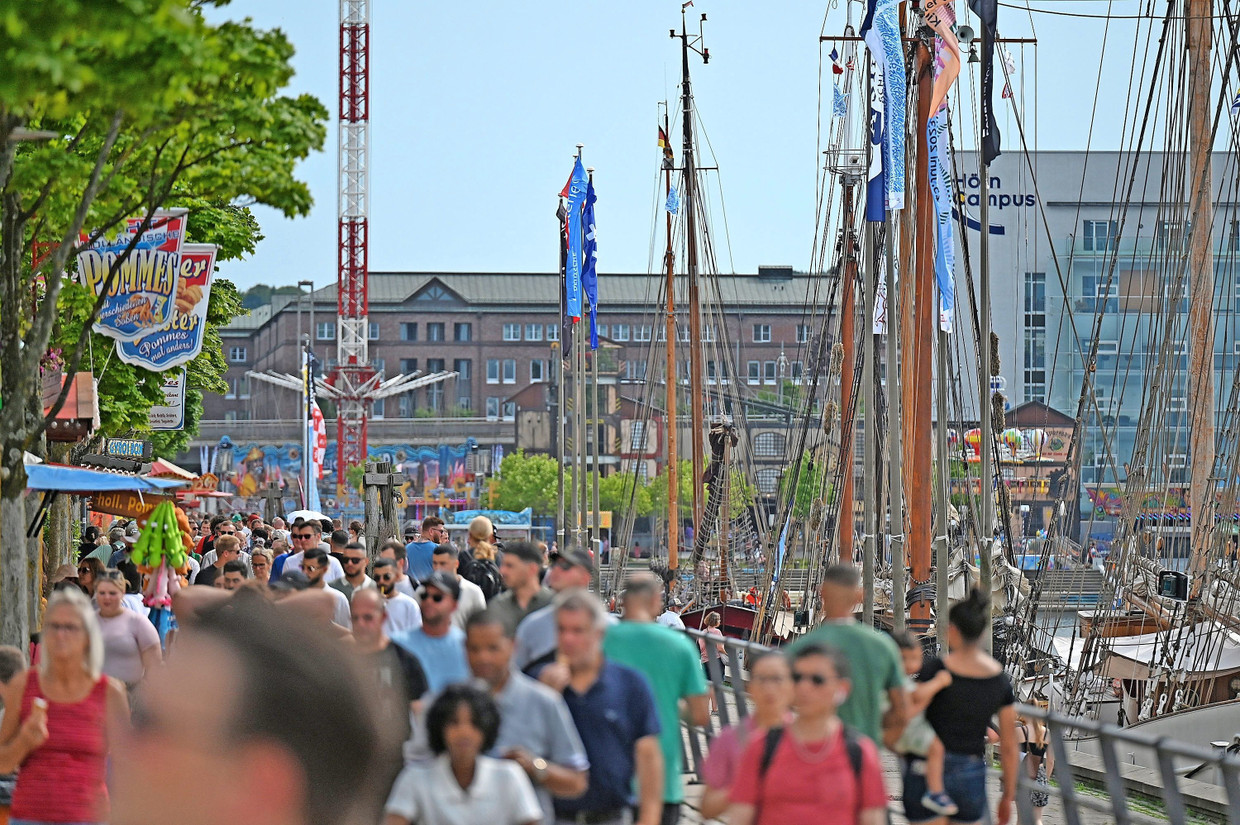 Popular: the Kiel Week not only attracts hard -boiled sailing fans