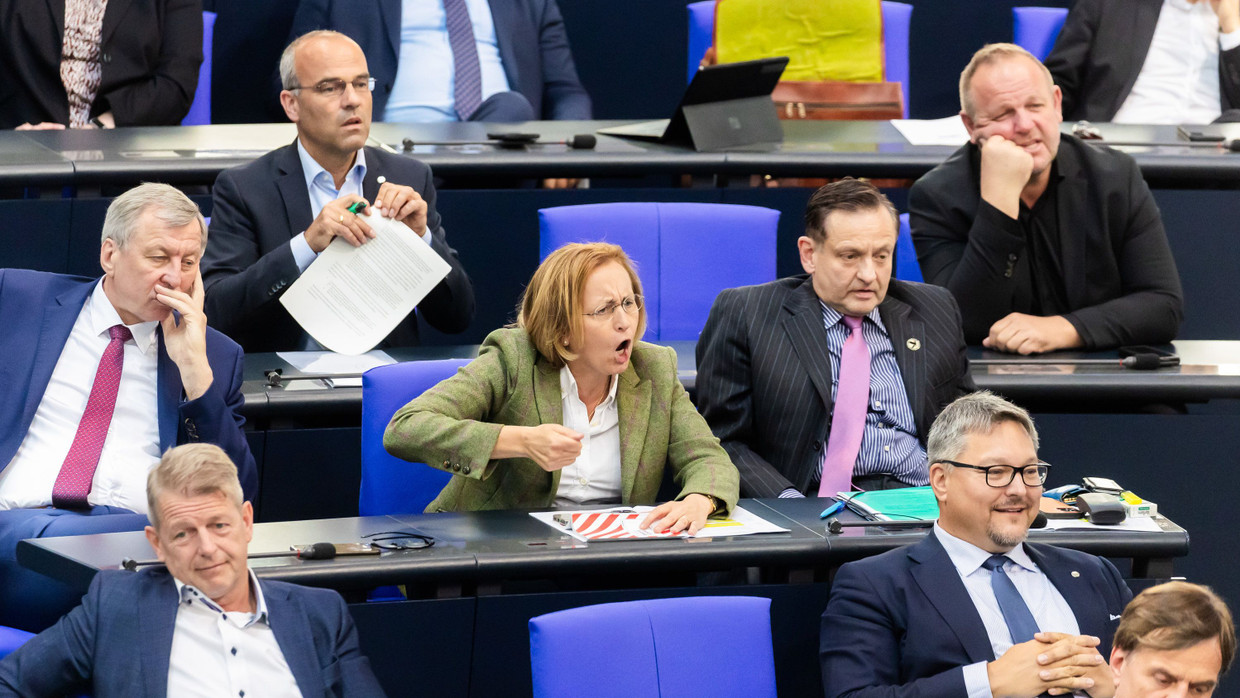 Beatrix von Storch (AfD) Mitte Mai im Plenum des Deutschen Bundestags