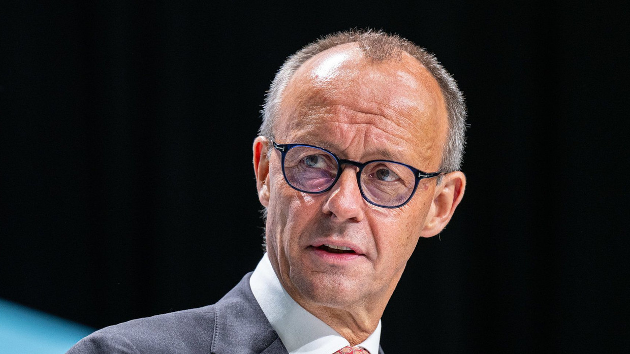 Der CDU-Vorsitzende Friedrich Merz Ende September beim CDU-Landesparteitag in Münster. Der CDU-Vorsitzende Friedrich Merz Ende September beim CDU-Landesparteitag in Münster.