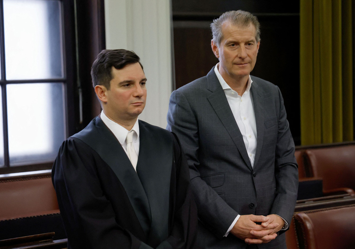 Stephan Hensel mit seinem Anwalt Philip von der Meden am jüngsten Prozesstag